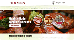 Desktop Screenshot of d-dmeats.com